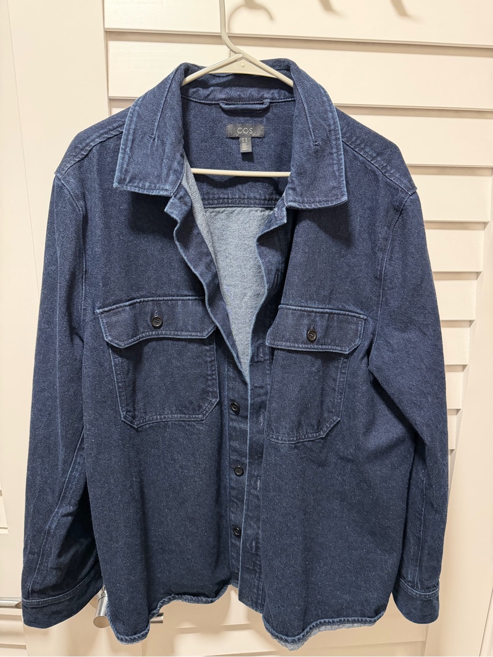 COS Men's Blue Denim Shirt Jacket